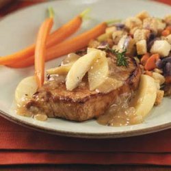 Apple Pork Chops for Two recipe