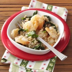 Garlic Shrimp and Rice recipe