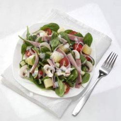 Hawaiian Spinach Salad recipe