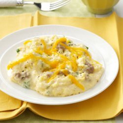 Sausage and Egg Grits recipe