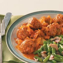 Cabbage & Meatballs recipe