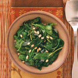 Easy Sauteed Spinach for Two recipe