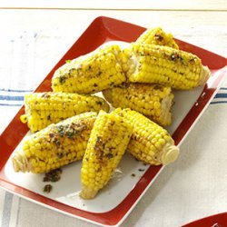 Sweet Corn with Parmesan and Cilantro recipe
