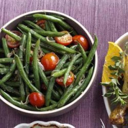 Green Beans with Tomatoes & Basil recipe