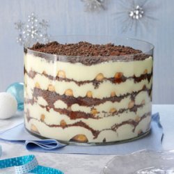 Eggnog Tiramisu Trifle recipe