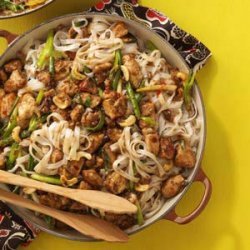 Cashew Chicken with Noodles recipe