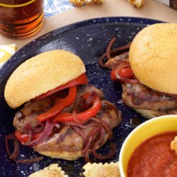 All-American Sausage and Pepper Sliders recipe