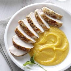 Chicken with Celery Root Puree recipe