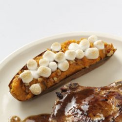 Marshmallow-Topped Sweet Potatoes recipe