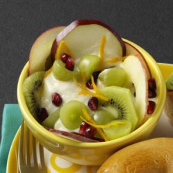 Yogurt & Honey Fruit Cups recipe