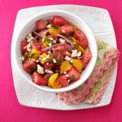 Mandarin Watermelon Salad recipe