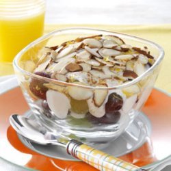 Grapes with Lemon-Honey Yogurt recipe