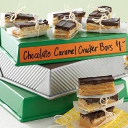 Chocolate Caramel Cracker Bars recipe