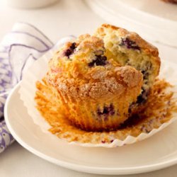 Jumbo Blueberry Muffins recipe