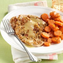Pecan Turkey Cutlets with Dilled Carrots recipe