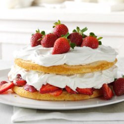 Strawberries & Cream Torte recipe