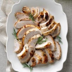 Dilly Barbecued Turkey recipe