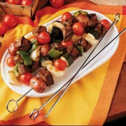 Grilled Venison and Vegetables recipe
