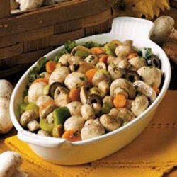 Savory Marinated Mushroom Salad recipe