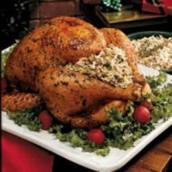 Turkey with Herbed Rice Dressing recipe