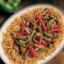 Spicy Beef with Peppers recipe