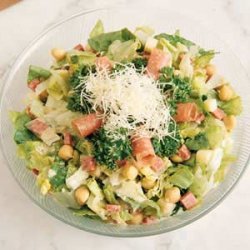 Chopped Salad with Parmesan Dressing recipe