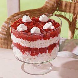 Heavenly Cherry Angel Food Trifle recipe