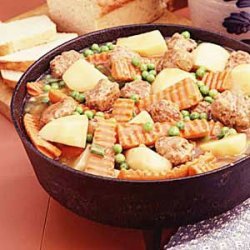 Meatball Garden Stew recipe