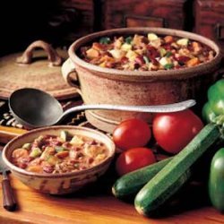 Rich Meaty Vegetable Chili recipe