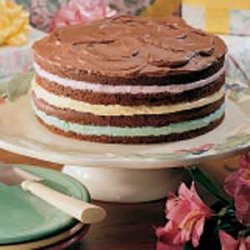 Pastel Four-Layer Cake recipe