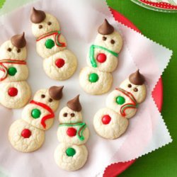 Snowman Cookies recipe