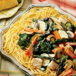 Chicken/Asparagus Pasta Supper recipe