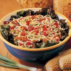 Garden Spaghetti Salad recipe