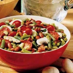 Three-Bean Garden Salad recipe