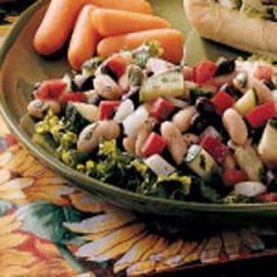 Black 'n'  White Bean Salad recipe