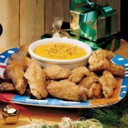 Chicken Wings with Spicy Apricot Sauce recipe