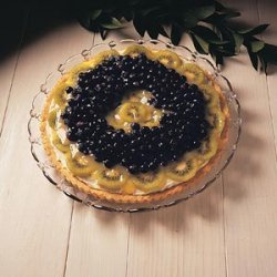 Blueberry/Kiwi Flan recipe