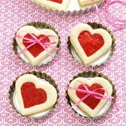 Cherry-Filled Heart Cookies recipe
