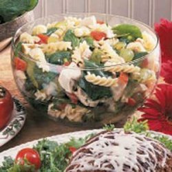 Chicken Spinach Pasta Salad recipe