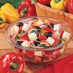 Grilled Three-Pepper Salad recipe