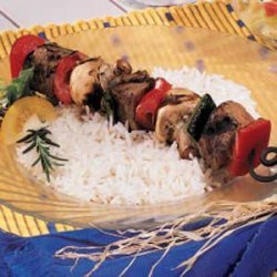 Broiled Beef Kabobs recipe