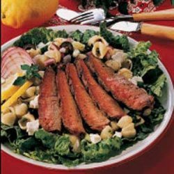 Pasta Salad with Steak recipe