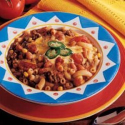 Zesty Macaroni Soup recipe