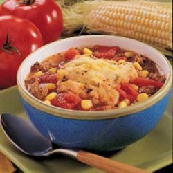 Corny Tomato Dumpling Soup recipe