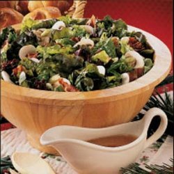Lettuce Salad with Warm Dressing recipe