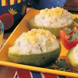 Baked Seafood Avocados recipe