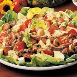 Artichoke Steak Salad recipe