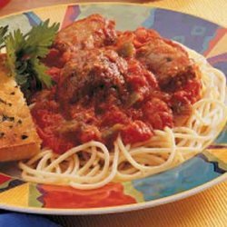 Mom's Hearty Spaghetti recipe