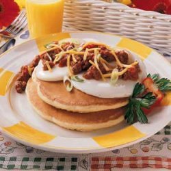 Enchilada Pancakes recipe