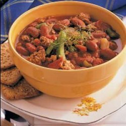 Slow-Cooked Chunky Chili recipe
